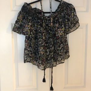 Rebecca Minkoff Bohemian off/on shoulder top